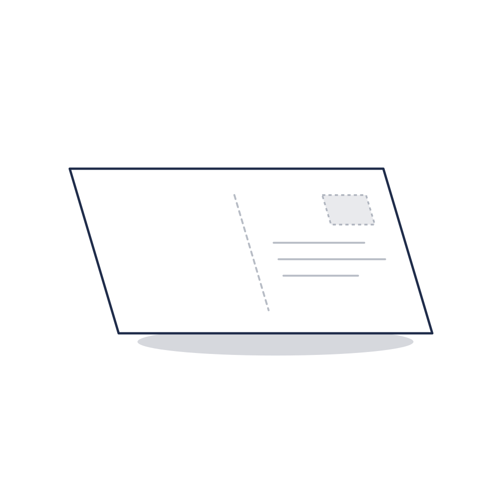 A6 Postkarte